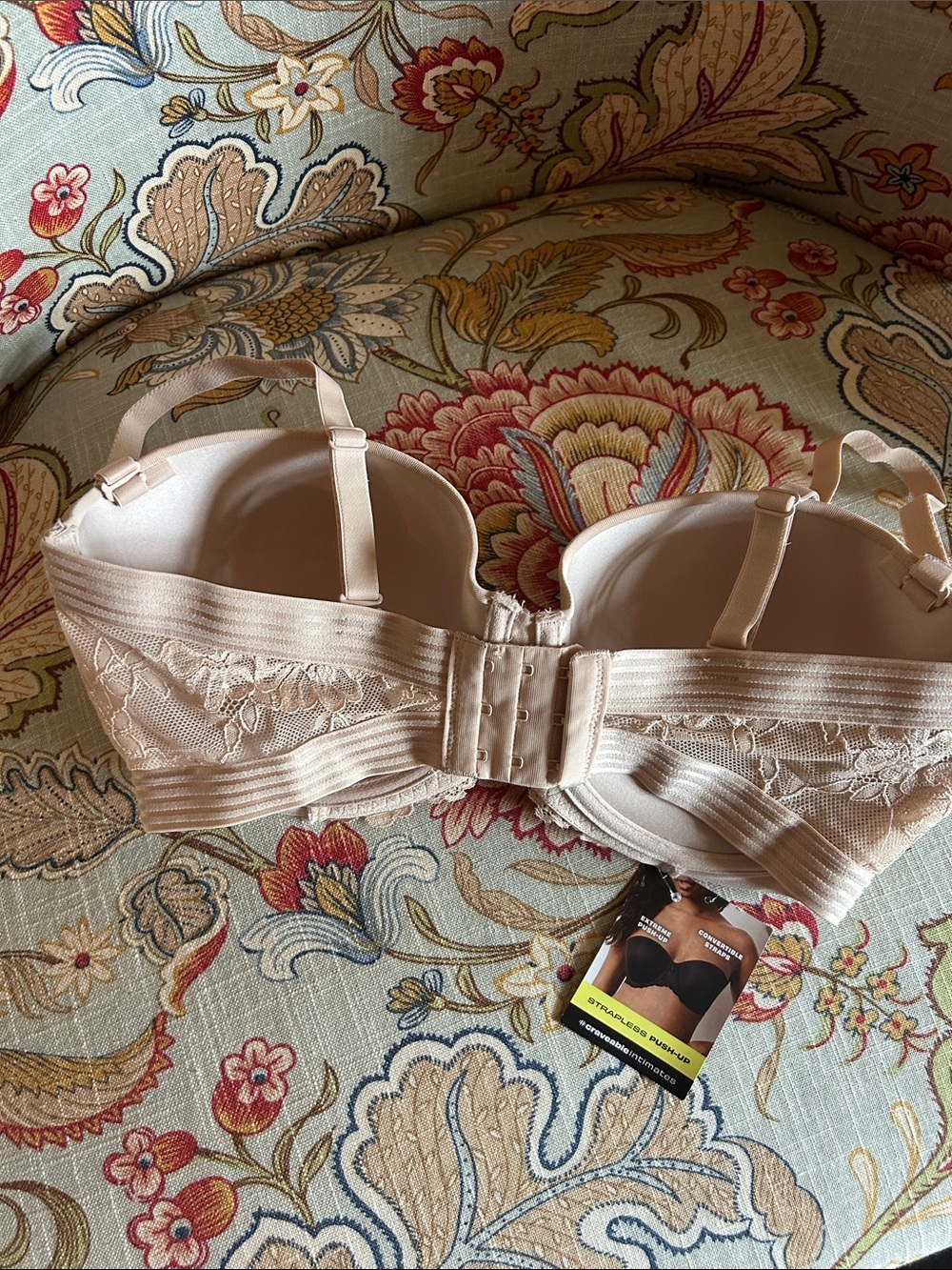 36DD strapless bra push-up Padded Underwire - Picture 2 of 4
